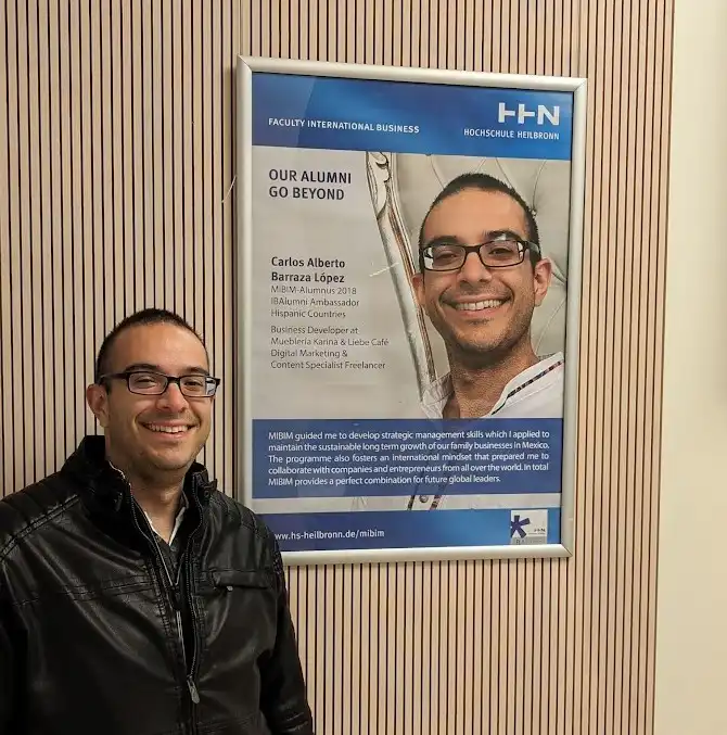 Carlos Barraza at Hochschule Heilbronn April 2024