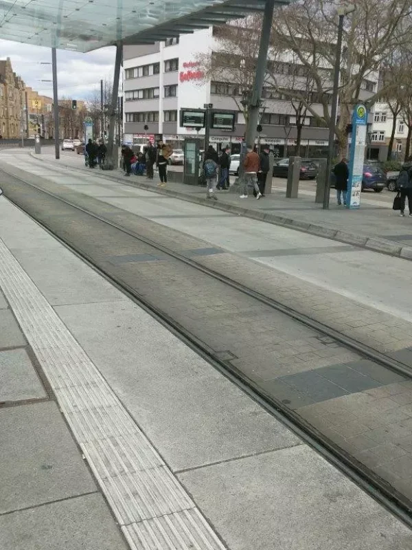 Outside Heilbronn Bahnhof